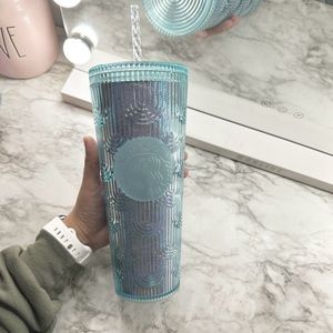 Starbucks Blue Mermaid Scale Tumbler